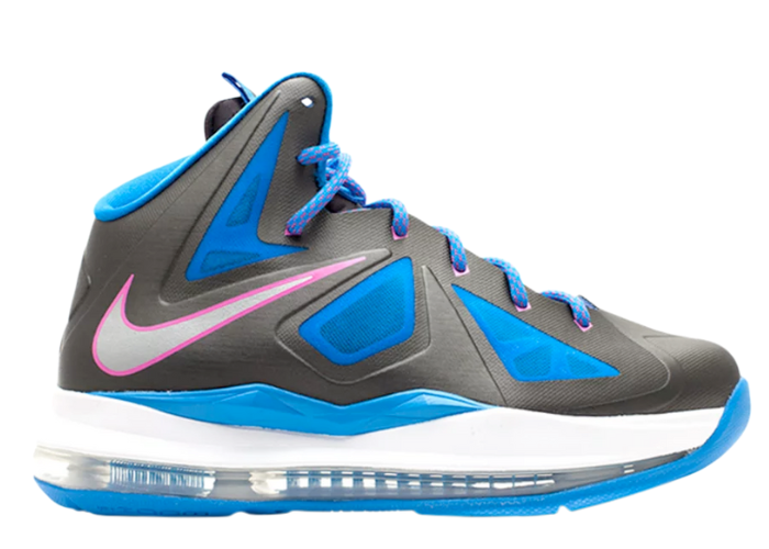 Nike LeBron X Black Metallic Silver (GS) - 543564-005